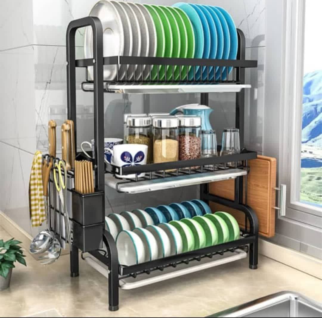 3 Steps Plate Rack